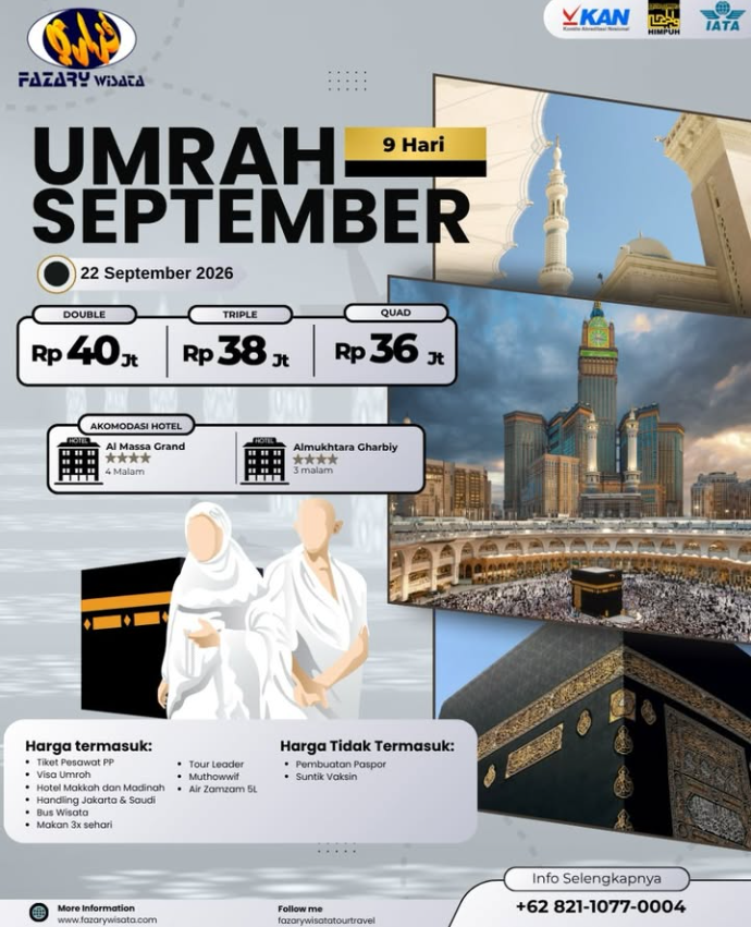 UMRAH SEPTEMBER 2026
